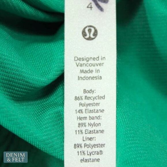 Lululemon Track That High-Rise Lined Short 3” Kelly Green Size 4 🌿🏃‍♀️ - Picture 15 of 16